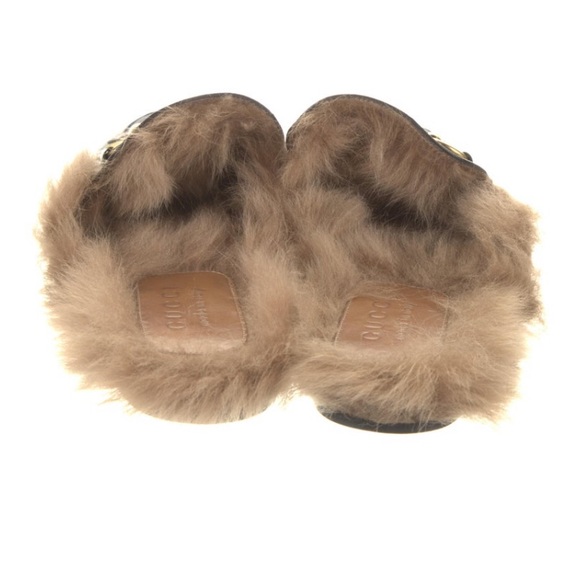 GUCCI Princetown Leather Slides Slippers - Picture 4 of 5